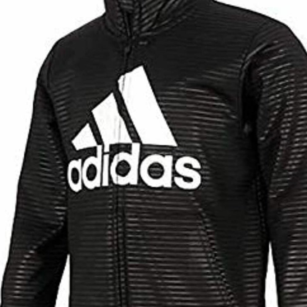 New Boys Adidas Full Zip Track Jacket - Picture 2 of 5